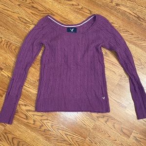 American Eagle Purple Sweater